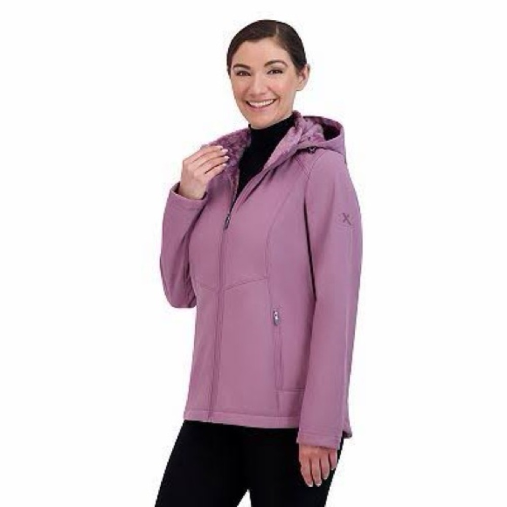 ZeroXposur plush lined jacket in plum